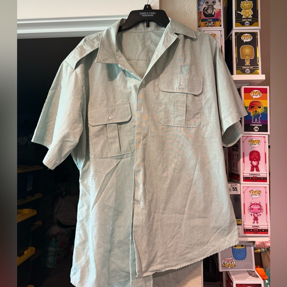 🥥Men's Light Green Shirt